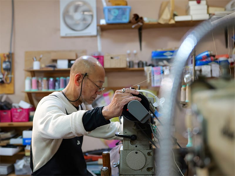 ランドセルリメイク・レザー製品の専門店カナーズ・ジャパン｜オーダーメイドの"フロントページ_工房の様子のイメージ"画像です。